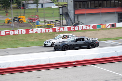 Mid-Ohio finish line AutoInterests HPDE