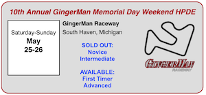 AutoInterests HPDE GingerMan Raceway May 2019