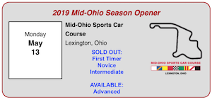 AutoInterests HPDE Mid-Ohio Sports Car Course May 13 2019