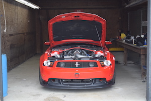 Mustang in a Mid-Ohio garage