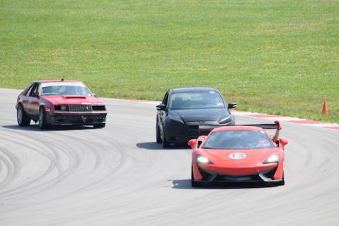 PittRace Ferrari and Focus pitting in